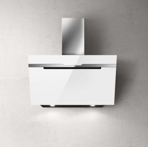 MAJESTIC WH/A/90-PRF0124236A Вытяжки / пристенная наклонная, 90 см, 1200 куб.м., сенсорное управление, белое стекло Elica