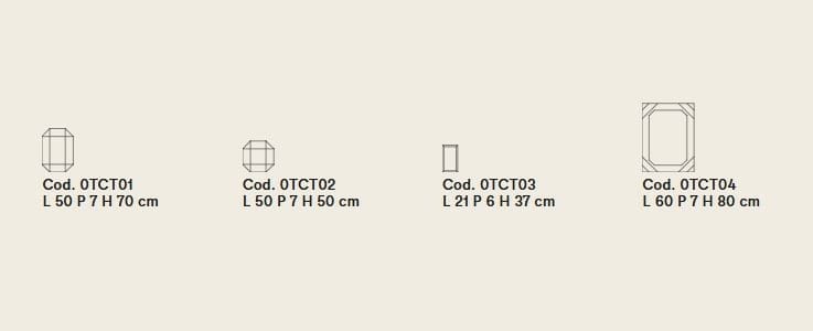 Зеркало из смолы Tacchini TACT & TRACE ARCH-00023532 - Вид №11