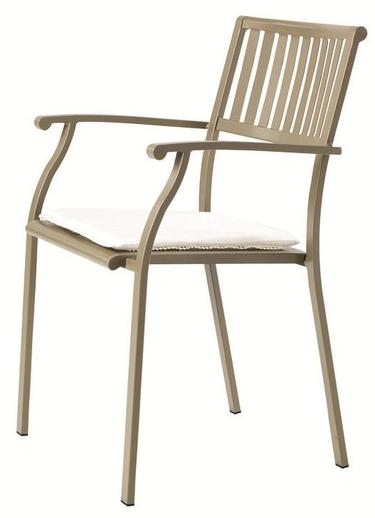 Ethimo Штабелируемый садовый стул из стали Elisir sun-id-1392287 - Вид №1