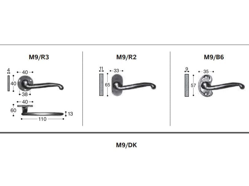 Бронзовая ручка на розетке GIARA ART DESIGN-BRONZE запятая ARCH-00023822 - Вид №7