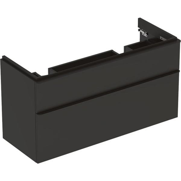 500.356.JK.1 Шкафчик для двойного раковины Geberit Smyle Square, с двумя выдвижными ящиками Geberit 