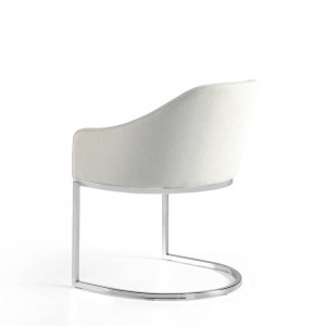 007826 Стул белый Angel Cerda F3148