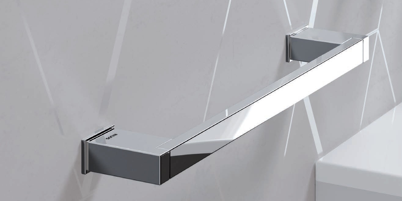 Sonia Полотенцедержатель 400 мм S-CUBE Хром 166787 - Вид №1