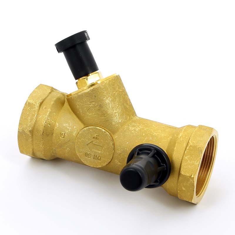 Клапан балансировочный ручной ВВ WattFlow c расходомером и функцией Memostop WATTS Ind 2" 20-200л/мин 10010162 - Вид №1