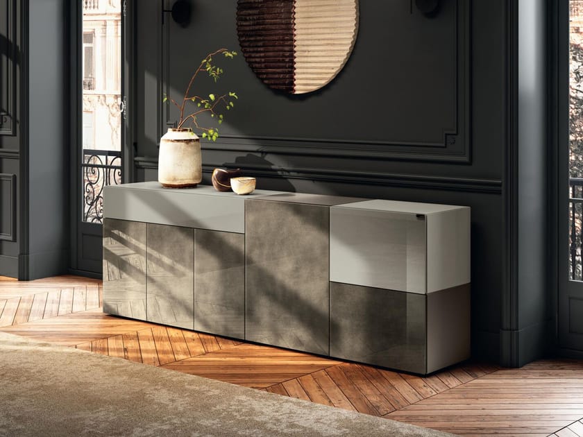 Стеклянный шкаф с распашными дверями Lago 36e8 ARCH-00114396