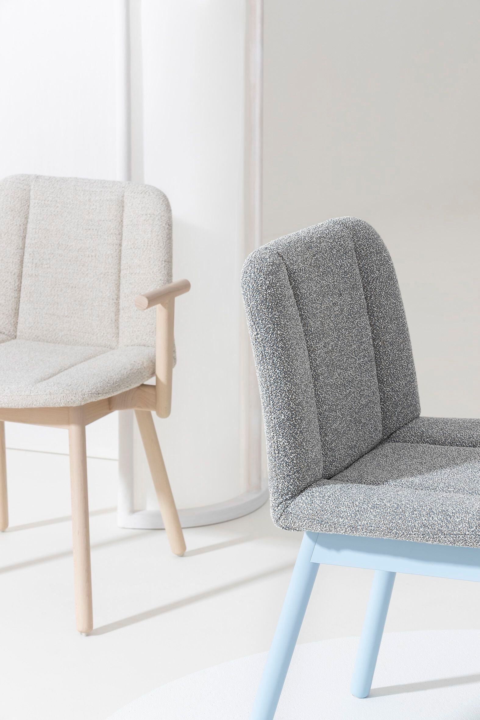 Мягкий стул из бука с подлокотниками Billiani хиппи ARCH-00121226 - Вид №1