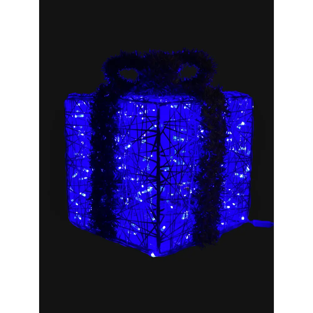 Электрическая светящиеся фигура Подарок 100 LED 50x50x50 см теплый белый свет 86164008 STLM-2121705 AJURIO  - Вид №12