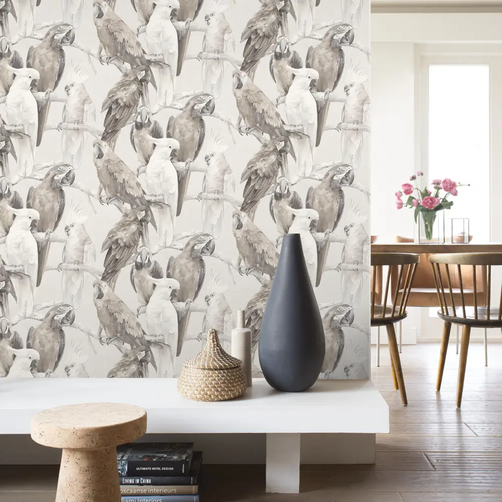 Обои флизелиновые Rasch Lucy in the Sky бежевые 0.53 м 803105 STLM-2192157 - Вид №2