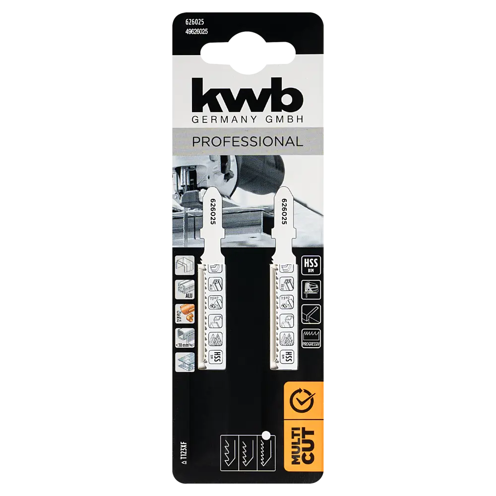 Пилка для электролобзика по металлу KWB 626025, 2 шт STLM-2016165 - Вид №3