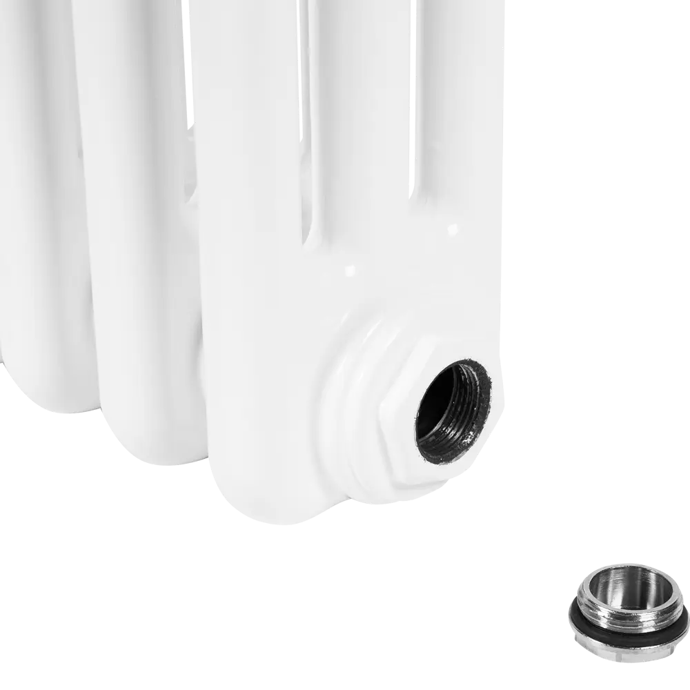 Радиатор трубчатый Irsap Tesi RT305651201A430 500/100 12 секций боковое подключение сталь белый STLM-2180557 - Вид №4