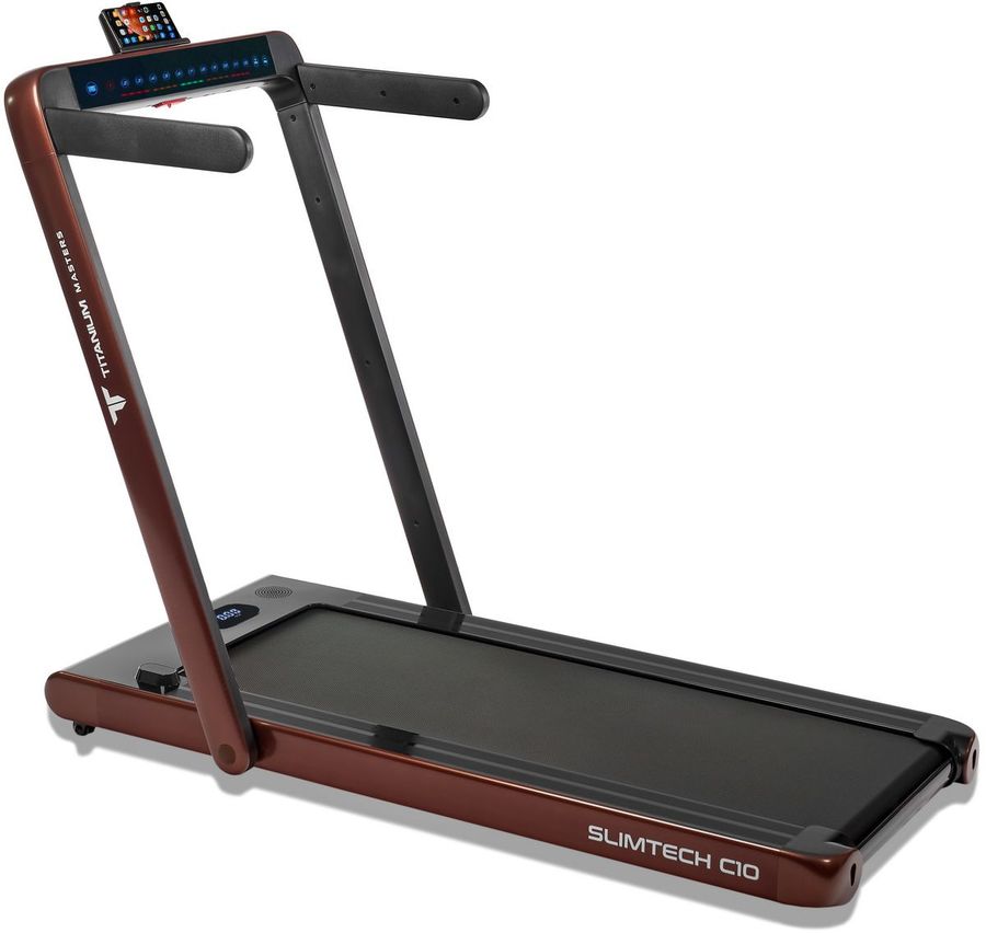 Беговая дорожка titanium masters slimtech c10 коричневый Titanium sun-id-2068834
