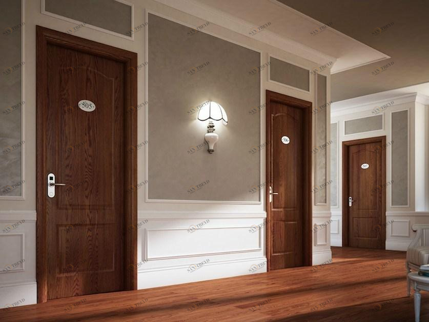 GAROFOLI Противопожарная дверь из фанерованной древесины sun-id-1434097