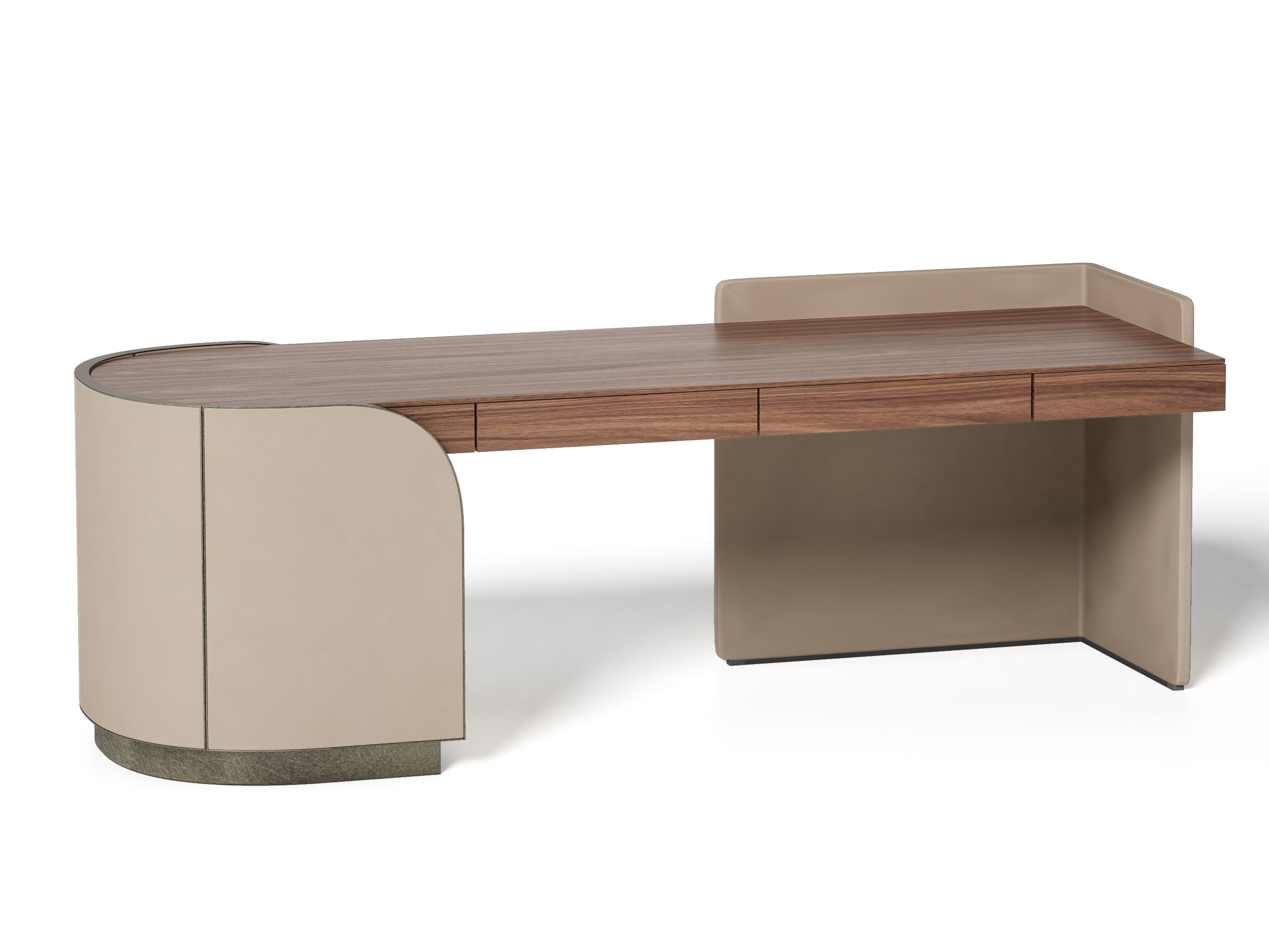 Кожаный стол с ящиками Capital Collection Duna ARCH-00135864