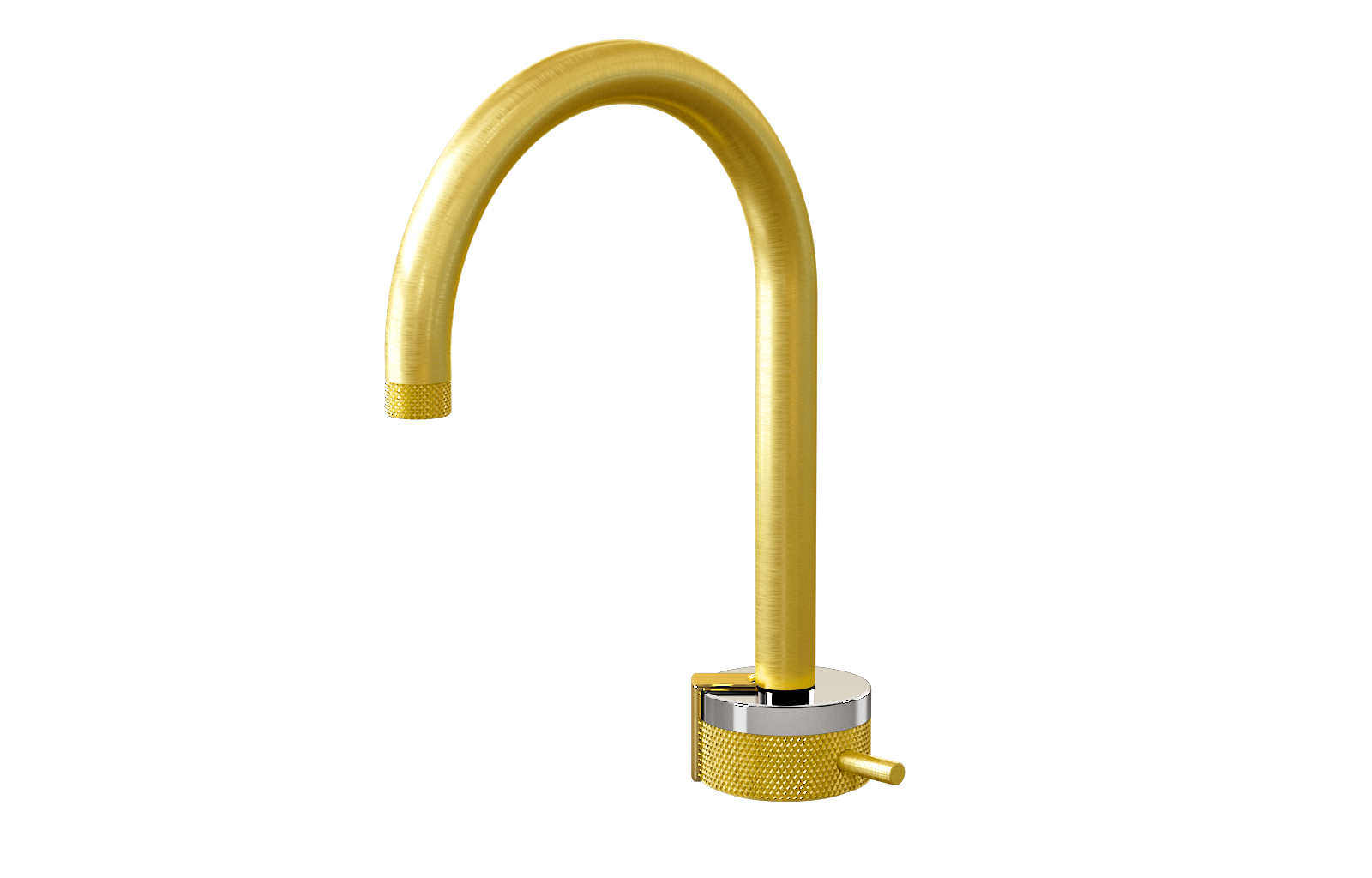 E-11502-R1PC-L2AU-BB Однорычажный прогрессивный смеситель для раковины - излив 16см GRAFF MOD+