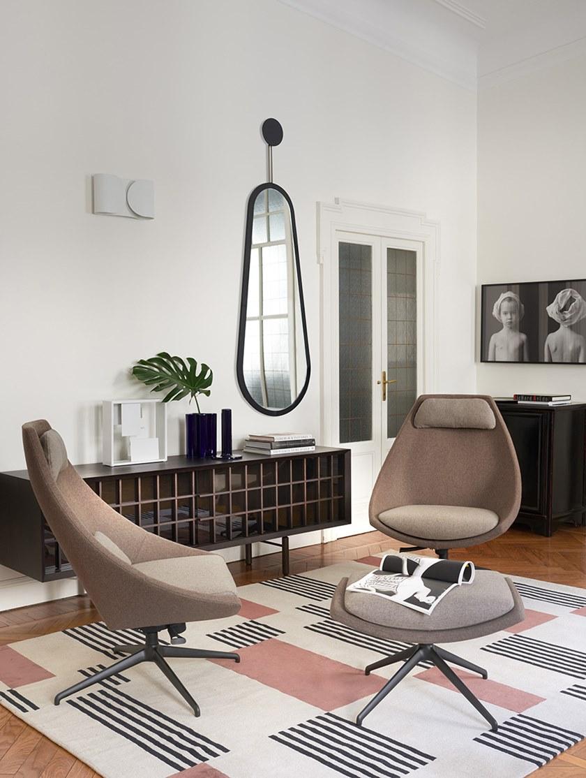 Potocco Кожаное кресло с подголовником Cut 910/plg - Вид №2