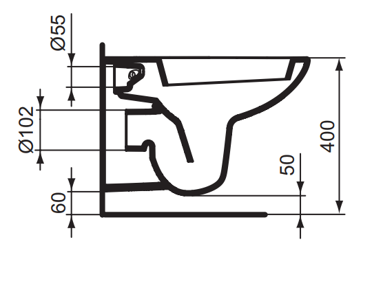 W730361 УНИТАЗ ПОДВЕСНОЙ VIDIMA SIRIUS - Вид №3