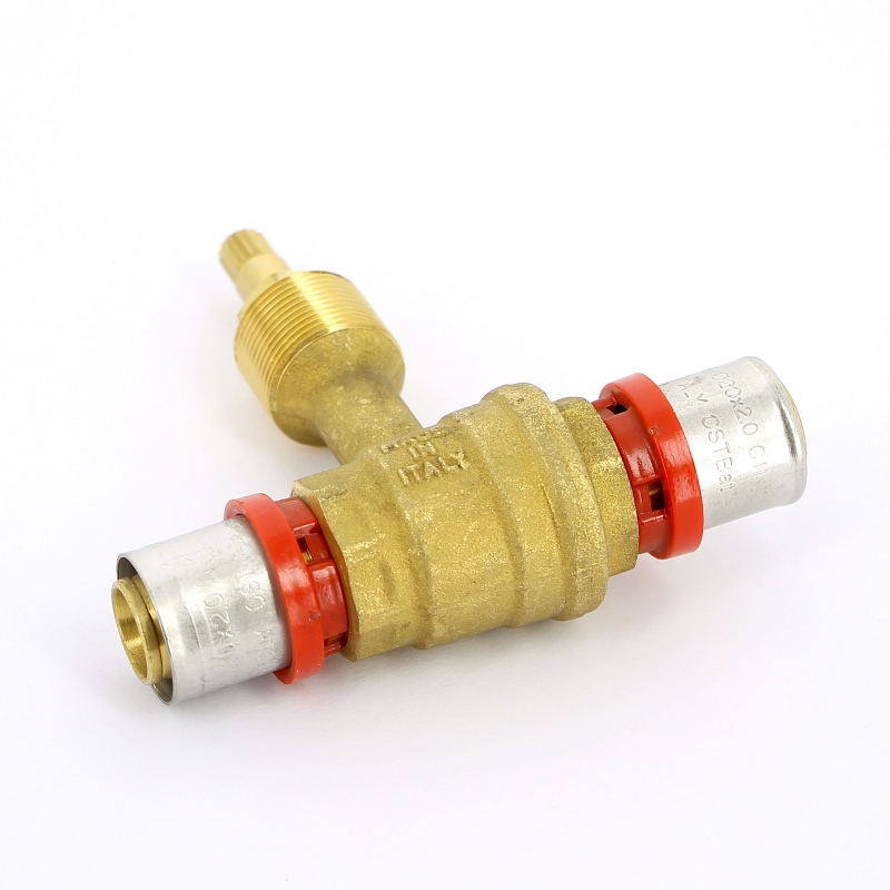 Кран пресс без ручки для монтажа в стене TIEMME 20 1680001 - Вид №3