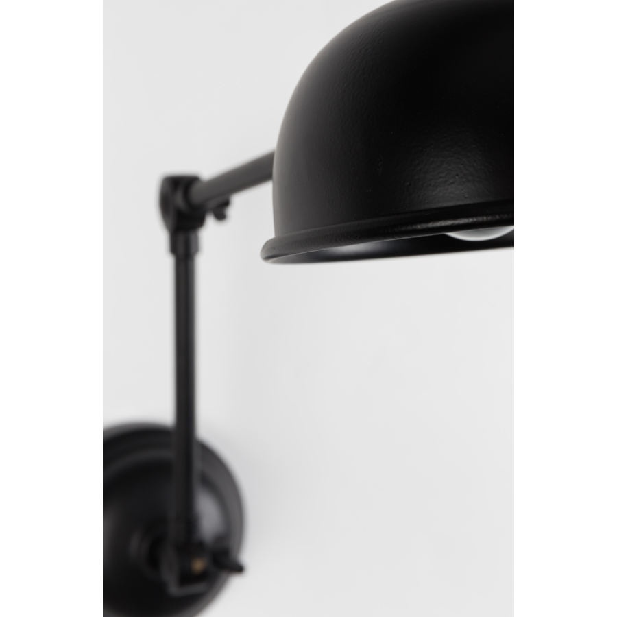 Лампа настенная Maarten черная White Label Living 5400022 - Вид №4