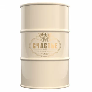 Бочка металлическая декоративная "Счастье" M STARBARREL  043821 Желтый