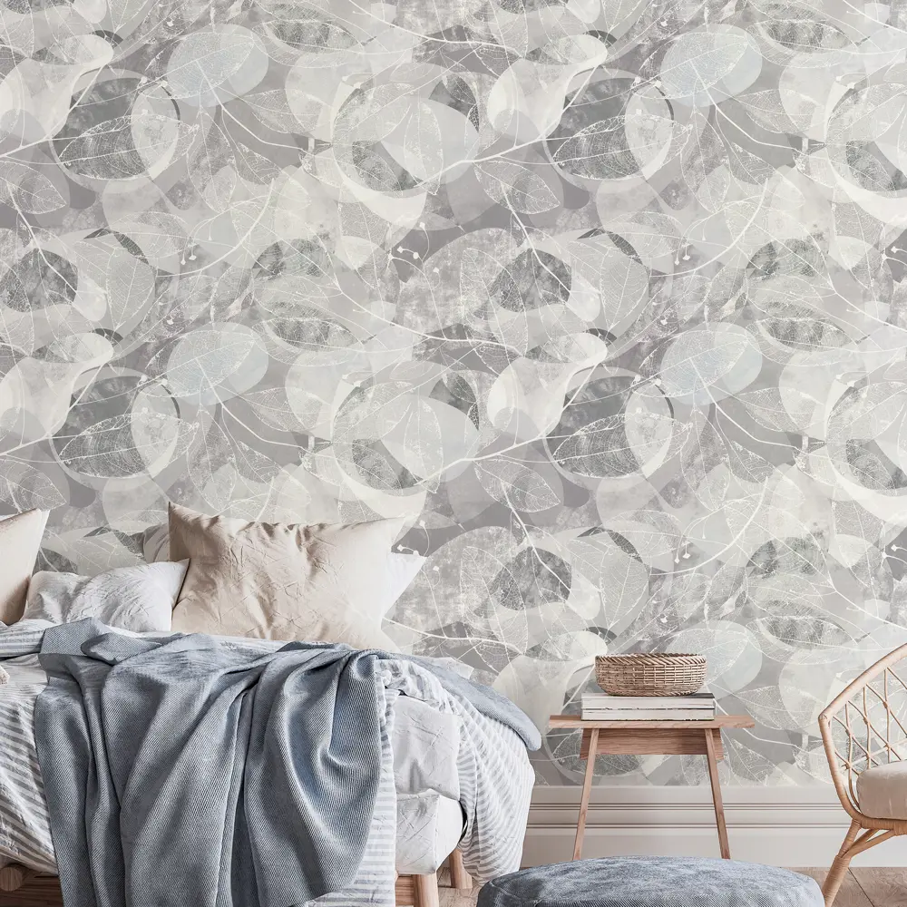 Обои флизелиновые Аспект Ру Шелест серые 1.06 м 70485-46АСП STLM-2094764 - Вид №2