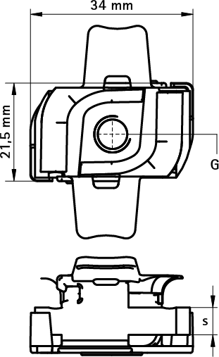 651867010 BIS RapidStrut® Канальные гайки с фиксатором (нерж.) монтаж в профиле Strut walraven  - Вид №1
