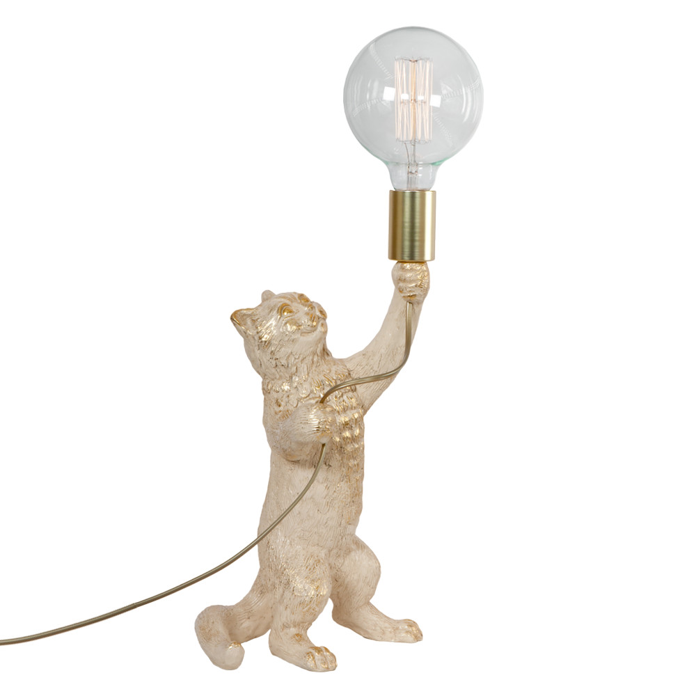 32130 Настольная лампа Кот Мэдисон Айвори BOGACHO 4627155817732