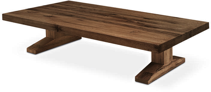 Oliver B. Низкий прямоугольный журнальный столик из дуба Oliver b. wild Oslo ct - Вид №1