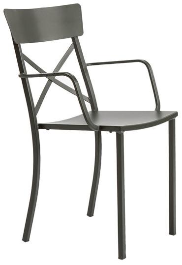 Vermobil Штабелируемый металлический садовый стул с подлокотниками Mogan Mg312 - mg310 - Вид №1