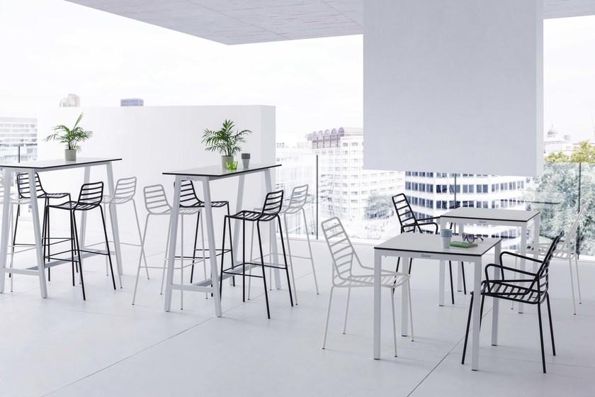 GABER Садовое кресло из окрашенного металла с подлокотниками Link sun-id-1468481 - Вид №4