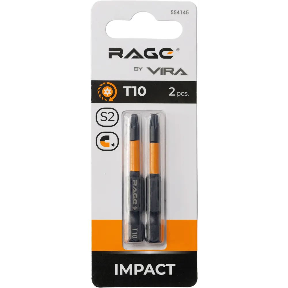 Бита ударная RAGE T10x50 мм для профессионального монтажа (2 шт) 89361507 STLM-0849458 - Вид №2