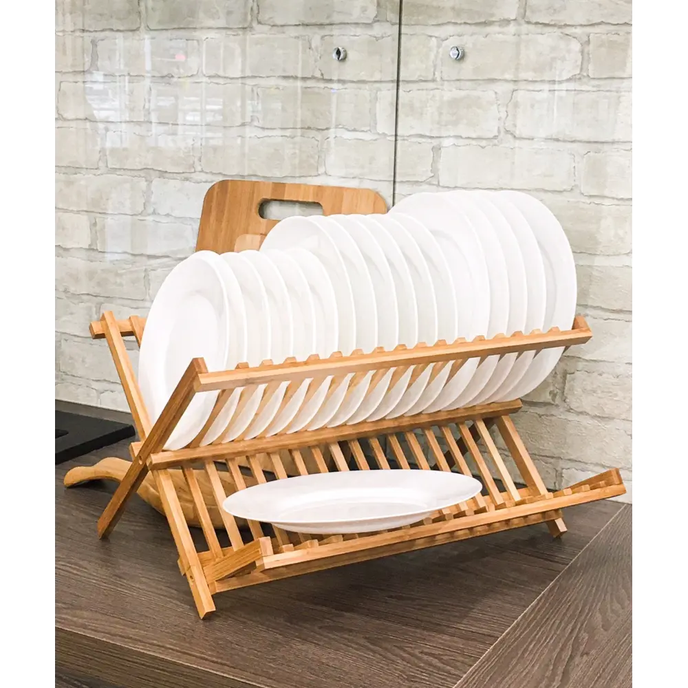 Сушилка для посуды BAO 44.5x40x26 см бамбук Santreyd STLM-2051699 - Вид №5