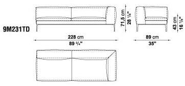 B&B Italia Секционный угловой диван в коже Michel sun-id-1423075 - Вид №32