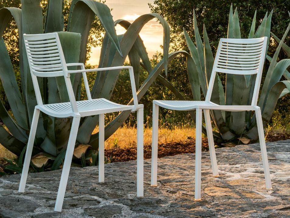 Штабелируемый алюминиевый стул FAST Omnia Selection ARCH-00006631