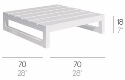 GANDIABLASCO Садовый стол из алюминия Saler sun-id-1457657 - Вид №4