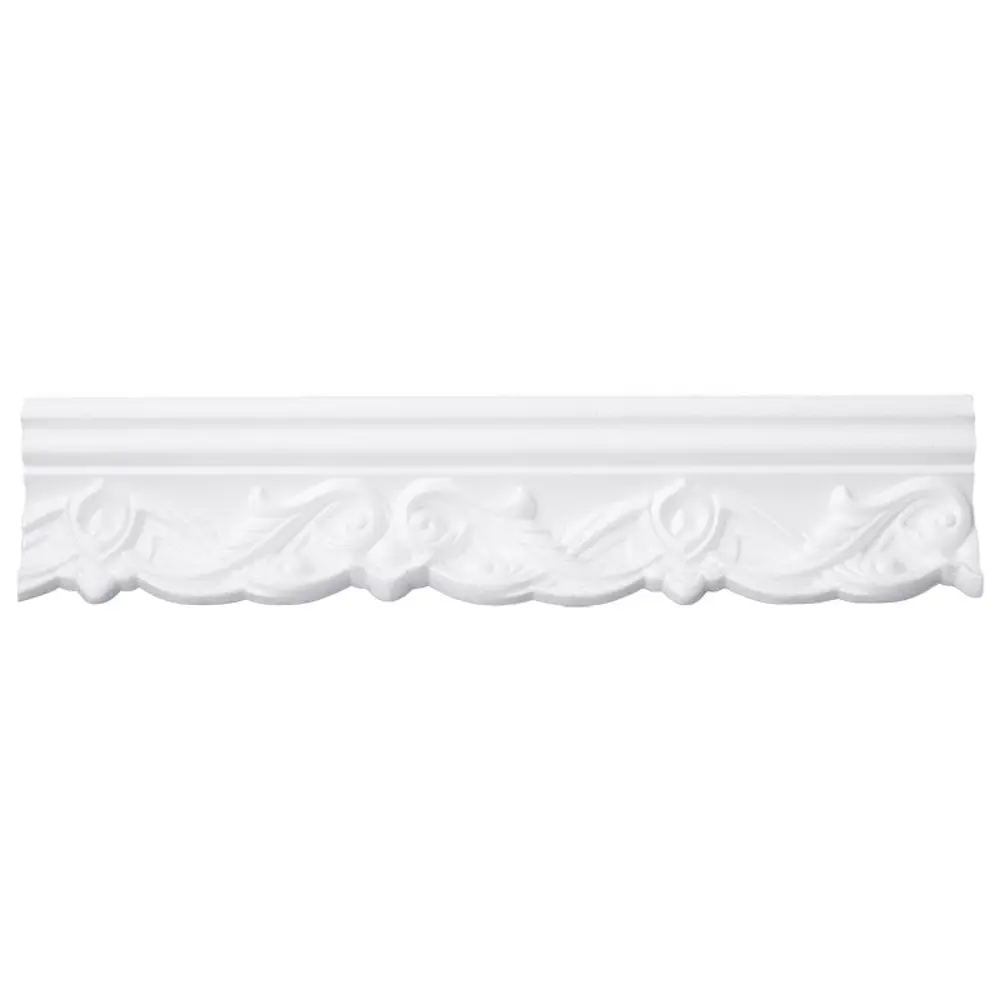 Плинтус потолочный инжекционный, Формат Frm208055, 2 м, белый Santreyd STLM-2177184