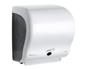 PROMO26 Диспенсер для полотенец LUX SENSOR CUT за 175 злотых с 2 коробками полотенец TOP AUTOMATIC RAB302 Merida