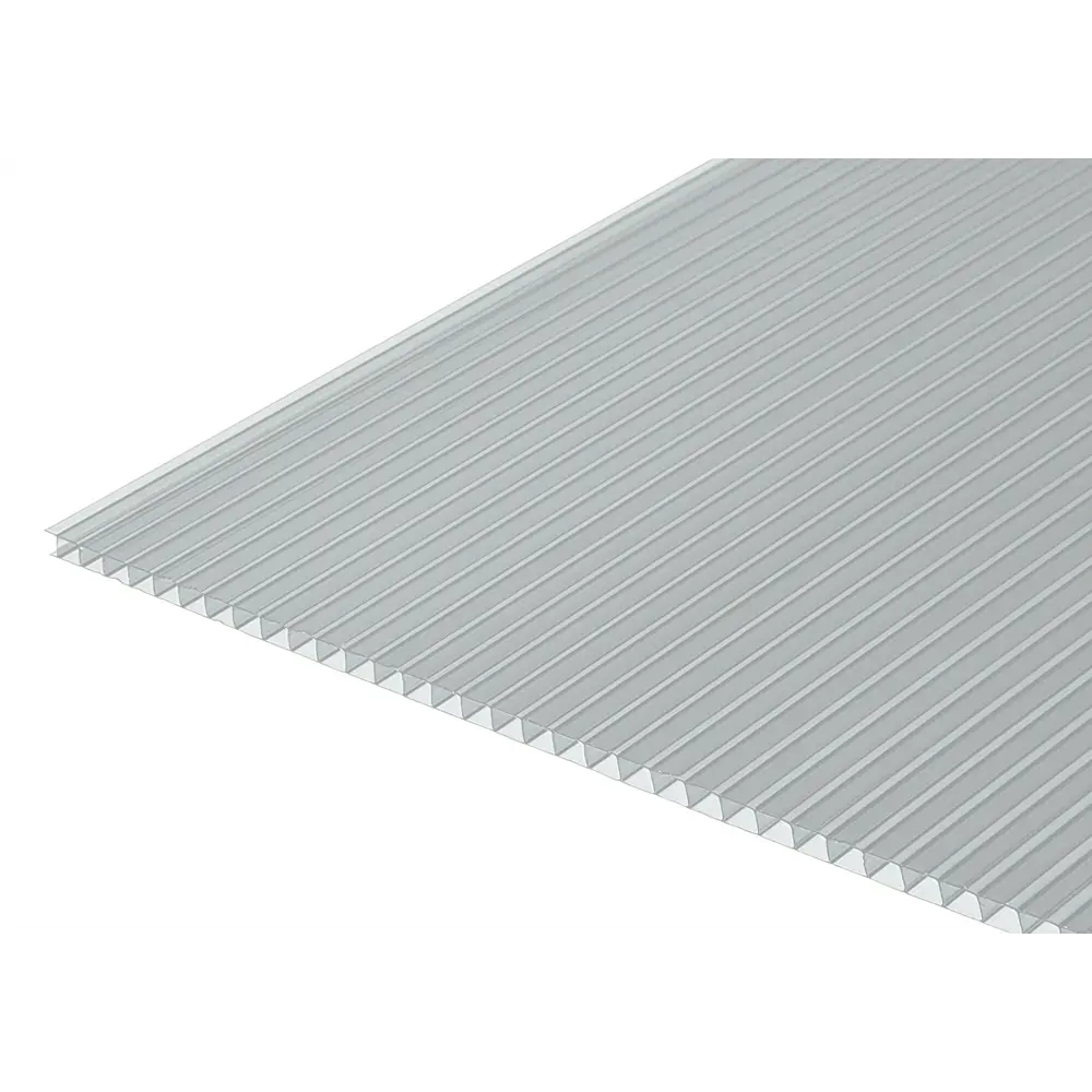 Поликарбонат сотовый 8 мм 2.1x3 м Киви прозрачный STLM-2183765