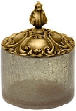 Баночка высокая MIGLIORE Elizabetta ML.ELB-60.128.BR - бронза  - Вид №2