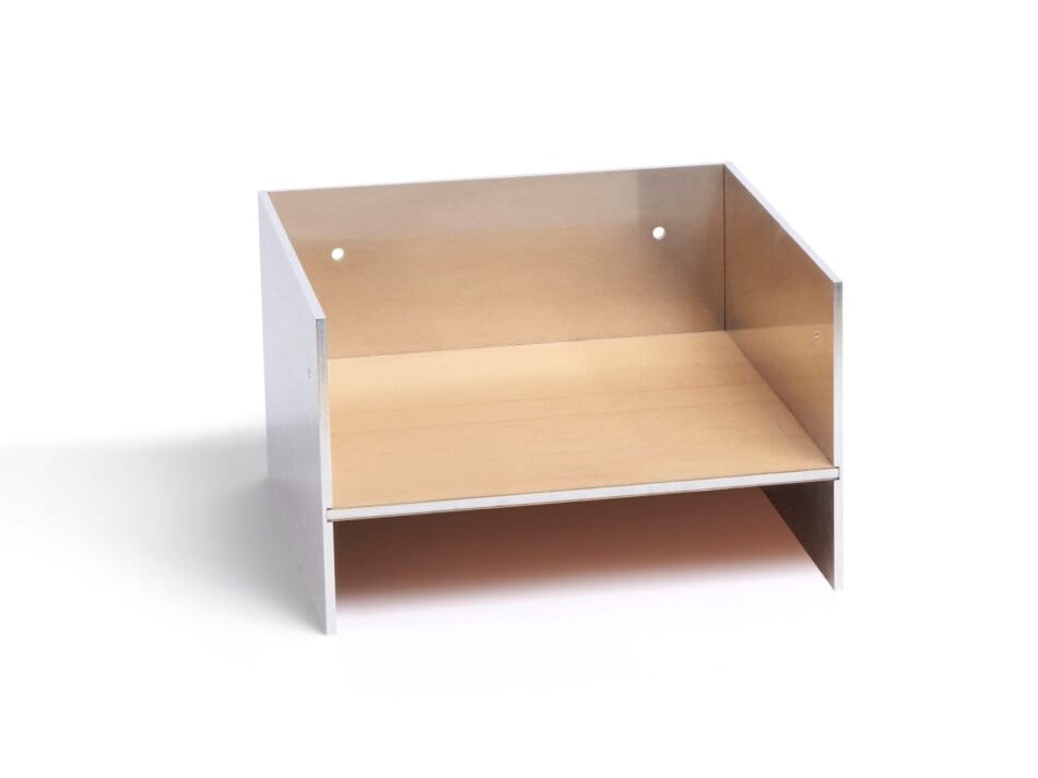 Алюминиевая и деревянная полка Atelier Belge ARCH-00121330 - Вид №2