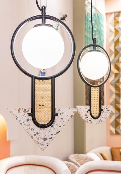 UTU Soulful Lighting Металлический светодиодный подвесной светильник Frame Santreyd sun-id-1405686 - Вид №4