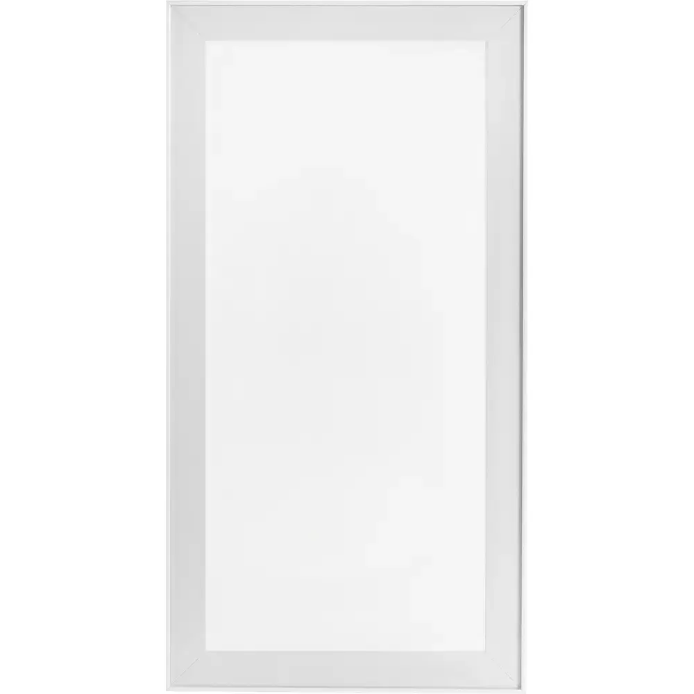 Фасад-витрина кухонного шкафа Вельск 39.7x102.1 см KONSENSA стекло цвет белый STLM-2207950 - Вид №1