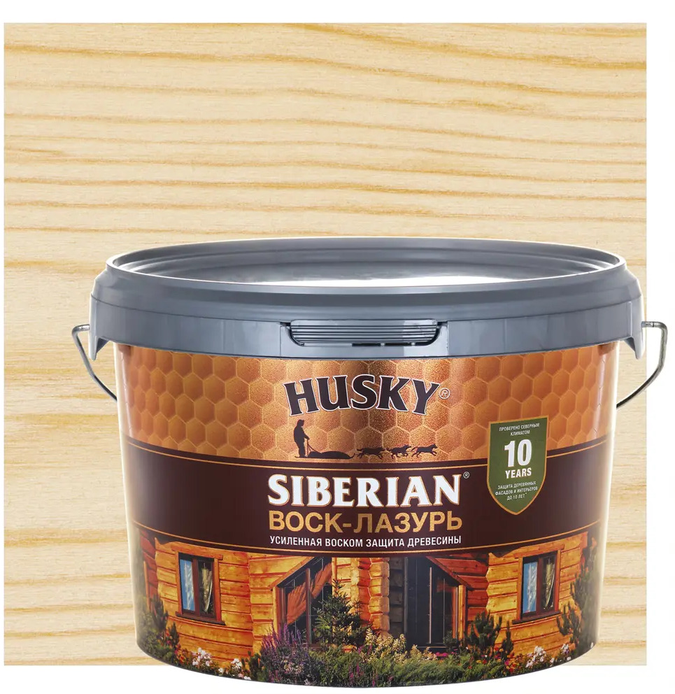 Воск-лазурь Husky Siberian для защиты и декора дерева 86765104