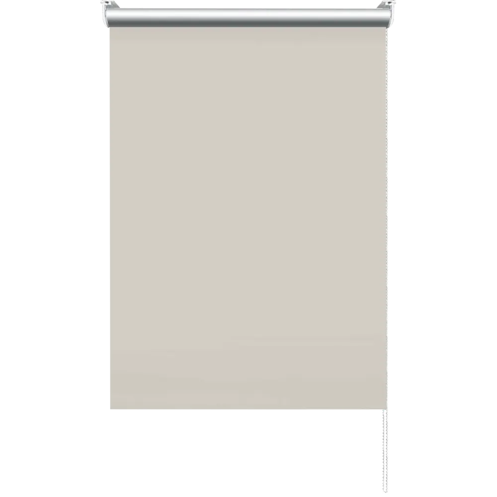Штора рулонная блэкаут Эскар 60x160 см светло-бежевая Moon 6 BLACKOUT STLM-2073678