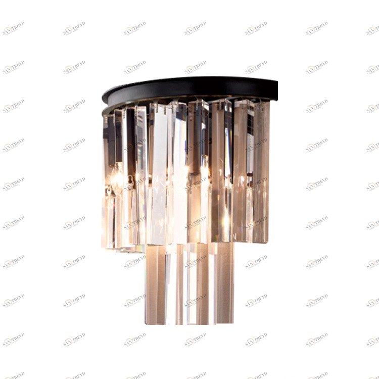 Светильник настенный черный Odeon 2B Black/Clear KR0387W-2B/clear DELIGHT COLLECTION  00-3882879 Черный 