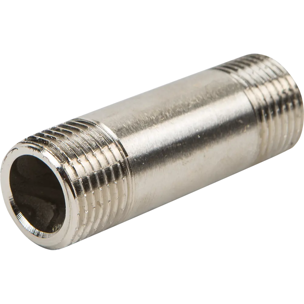 Бочонок Valtec наружная резьба 1/2"х60 мм никелированная латунь STLM-2186586