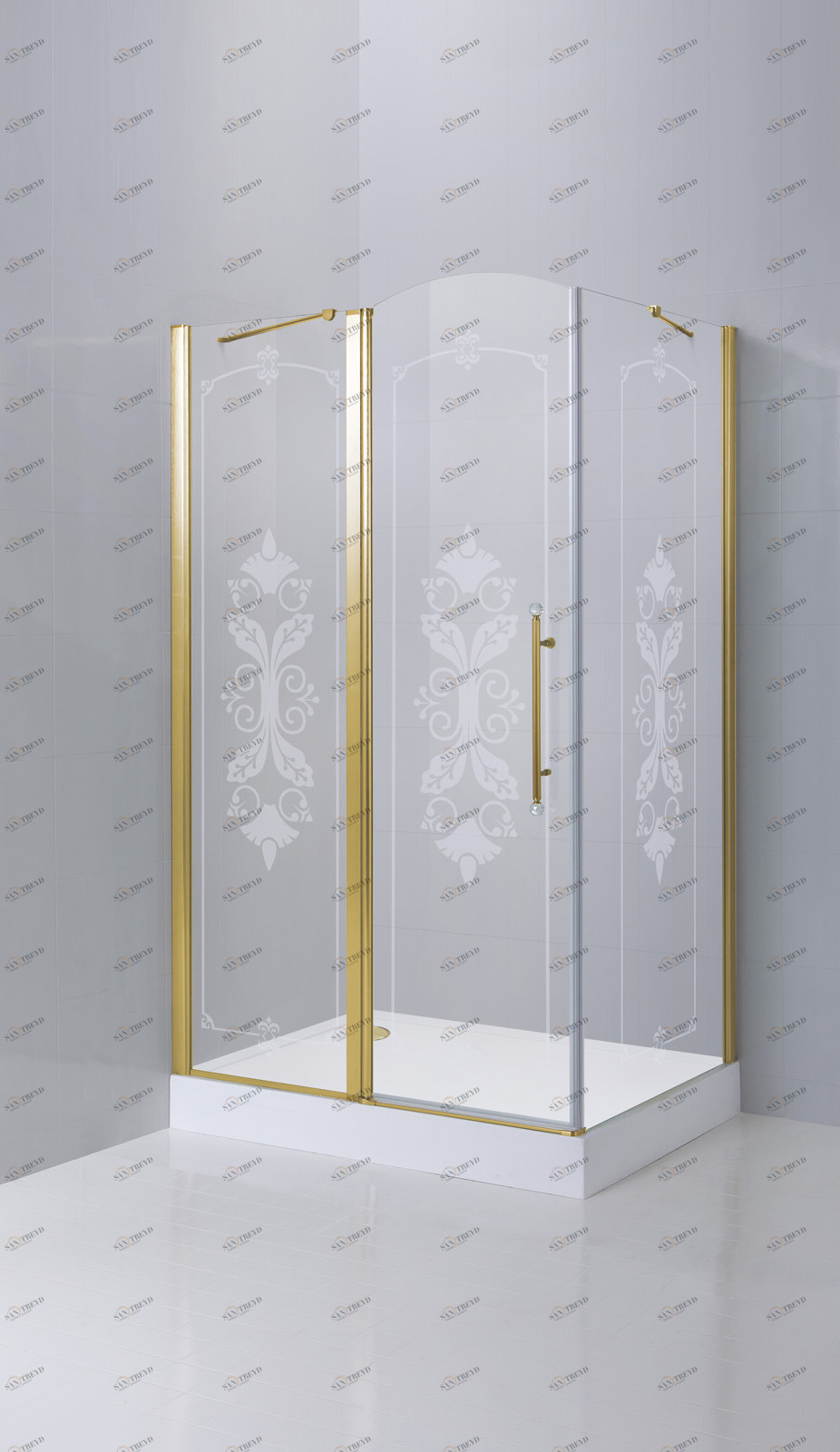 Душевой уголок CEZARES GIUBILEO-AH-11-120/100-CP-G-L