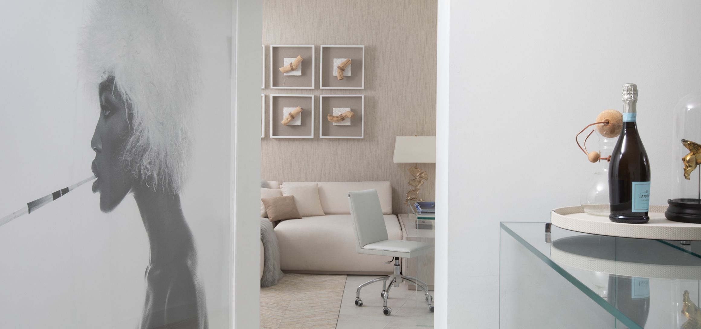 Кожаный поворотный стул MORADA ARCH-00017799 - Вид №2