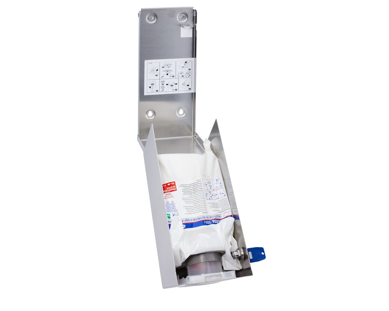 GSM021 Контейнер для влажных салфеток STELLA, матовая сталь Merida  - Вид №5