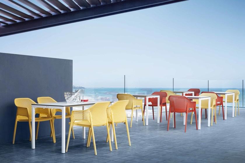 GABER Штабелируемый садовый стул из технополимера с подлокотниками Minush sun-id-1472709 - Вид №4