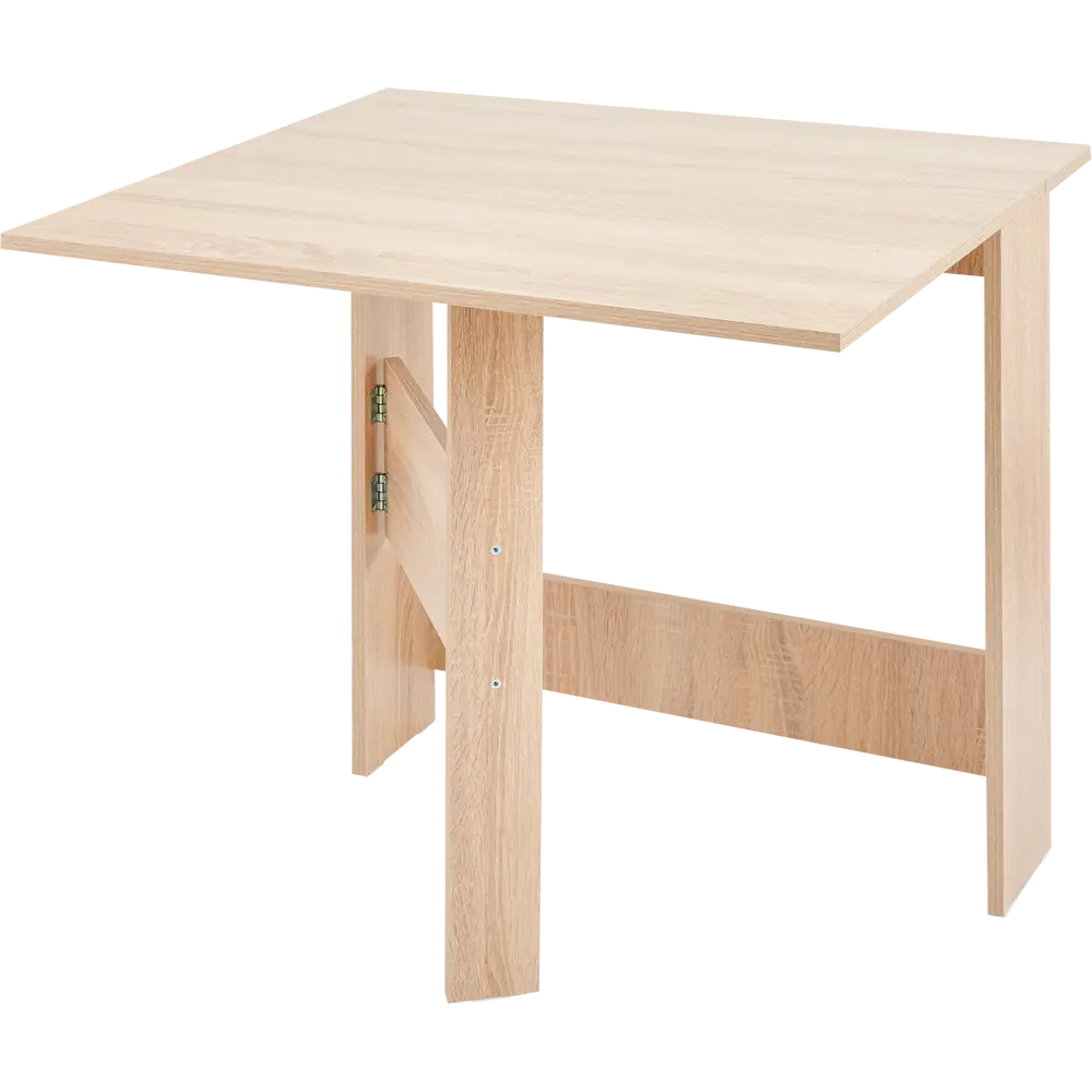 Стол-книжка раскладной 23.2-163x80x75 см прямоугольный ДСП цвет сонома Santreyd STLM-2021999 - Вид №3